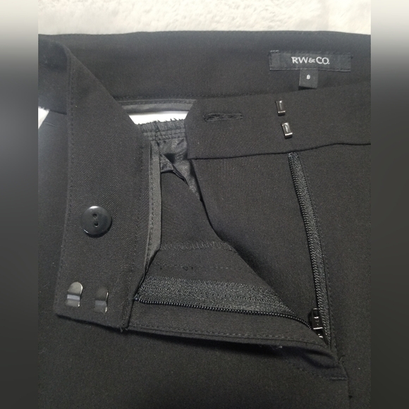 RW&CO. Black Pants Size 8 - Picture 6 of 7